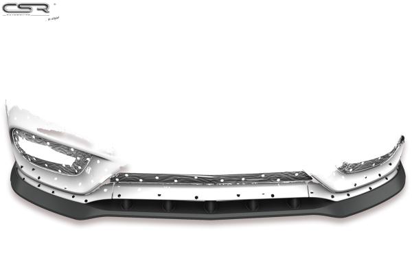 CSR Frontspoiler | Cup-Spoilerlippe mit ABE für Mercedes-Benz C-Klasse 205 AMG-Line CSL408-G Glossy schwarz Hochglanz (keine Lackierung erforderlich)