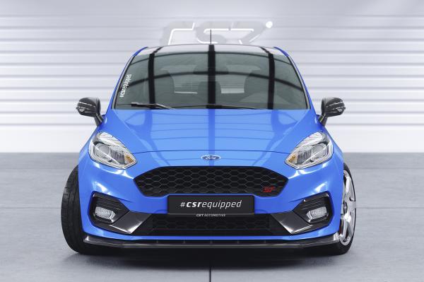 CSR Frontspoiler | Cup-Spoilerlippe mit ABE für Ford Fiesta MK8 ST/ST-Line CSL409-S schwarz matt strukturiert (keine Lackierung erforderlich)