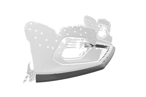 CSR Frontspoiler | Cup-Spoilerlippe mit ABE für Ford Fiesta MK8 ST/ST-Line CSL409-S schwarz matt strukturiert (keine Lackierung erforderlich)