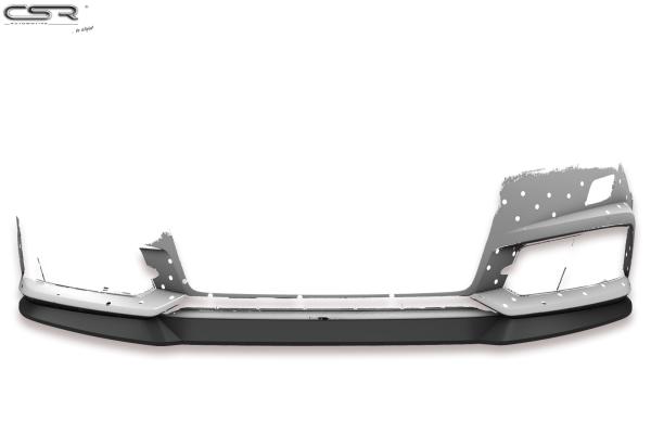 CSR Frontspoiler | Cup-Spoilerlippe mit ABE für Audi A6 C7 4G S-Line/ S6 C7 4G CSL410-M Carbon Look matt strukturiert (keine Lackierung erforderlich)