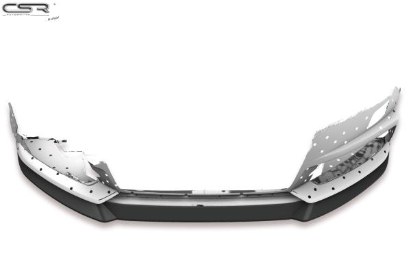 CSR Frontspoiler | Cup-Spoilerlippe mit ABE für Audi A6 C7 4G S-Line/ S6 C7 4G CSL410-M Carbon Look matt strukturiert (keine Lackierung erforderlich)
