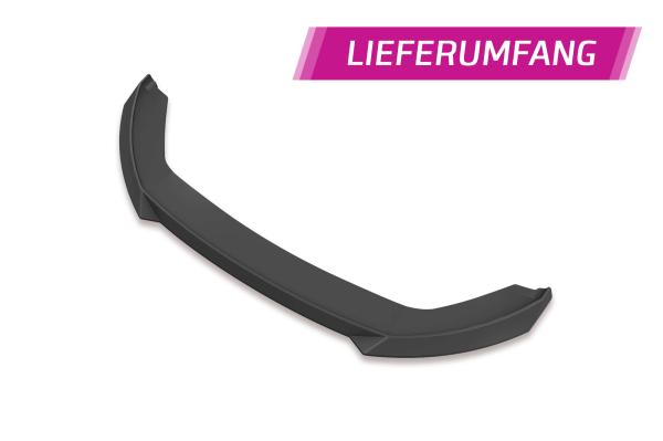 CSR Frontspoiler | Cup-Spoilerlippe mit ABE für Seat Leon 3 (Typ 5F) Cupra/FR CSL411-L Lackierung erforderlich (schwarz matt)