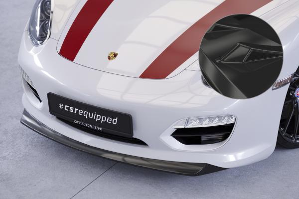 CSR Frontspoiler | Cup-Spoilerlippe mit ABE für Porsche Boxster 987 CSL414-G Glossy schwarz glänzend (keine Lackierung erforderlich)