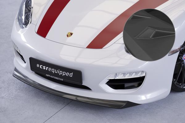 CSR Frontspoiler | Cup-Spoilerlippe mit ABE für Porsche Boxster 987 CSL414-L Lackierung erforderlich (schwarz matt)