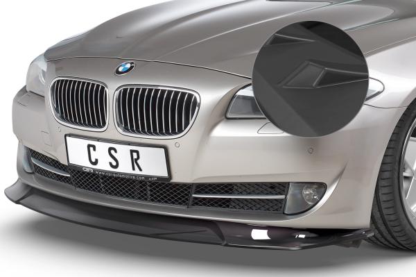 CSR Frontspoiler | Cup-Spoilerlippe mit ABE für BMW 5er F10 / F11 CSL421-L schwarz matt (Lackierung erforderlich)