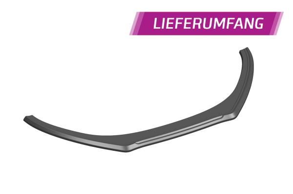 CSR Frontspoiler | Cup-Spoilerlippe mit ABE für VW Polo V (6R) CSL423-S schwarz matt strukturiert (keine Lackierung erforderlich)