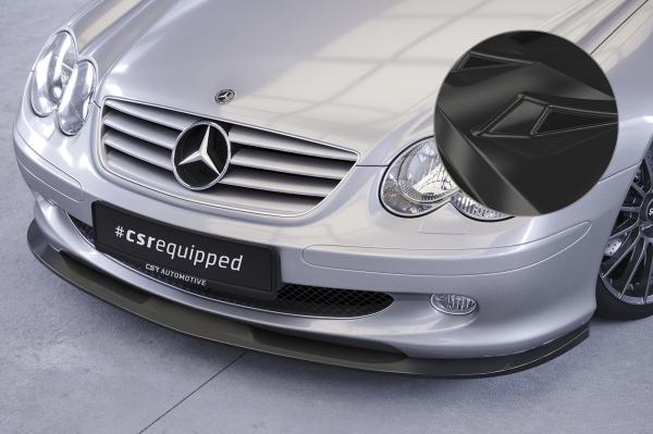 CSR Frontspoiler | Cup-Spoilerlippe mit ABE für Mercedes-Benz SL-Klasse R230 CSL427-G Glossy schwarz Hochglanz (keine Lackierung erforderlich)