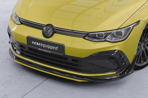 CSR Frontspoiler | Cup-Spoilerlippe mit ABE für VW Golf 8 GTI, GTD, GTE, R-Line CSL429-K Kupfer matt (keine Lackierung erforderlich)
