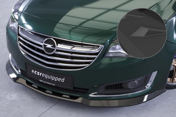 CSR Frontspoiler | Cup-Spoilerlippe mit ABE für Opel Insignia A CSL432-S schwarz matt strukturiert (keine Lackierung erforderlich)
