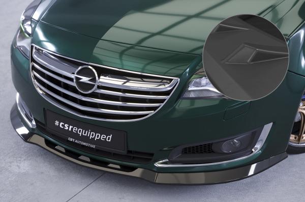 CSR Frontspoiler | Cup-Spoilerlippe mit ABE für Opel Insignia A CSL432-L schwarz matt (Lackierung erforderlich)