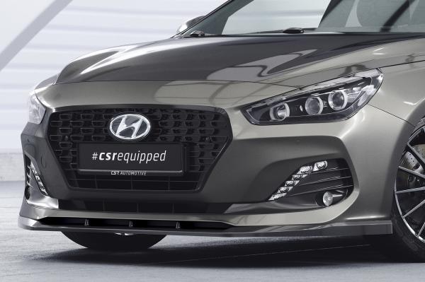 CSR Frontspoiler | Cup-Spoilerlippe mit ABE für Hyundai I30 (PD) CSL434-L schwarz matt (Lackierung erforderlich)