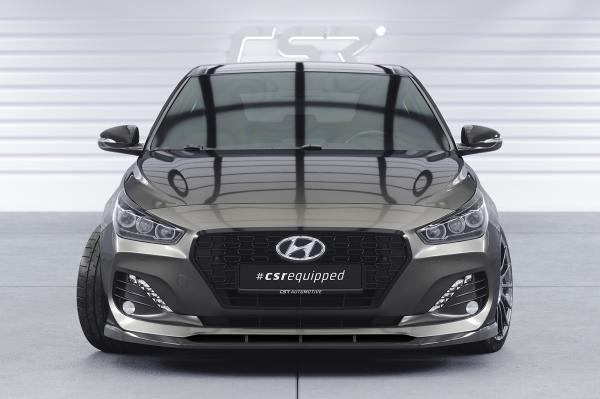 CSR Frontspoiler | Cup-Spoilerlippe mit ABE für Hyundai I30 (PD) CSL434-L schwarz matt (Lackierung erforderlich)
