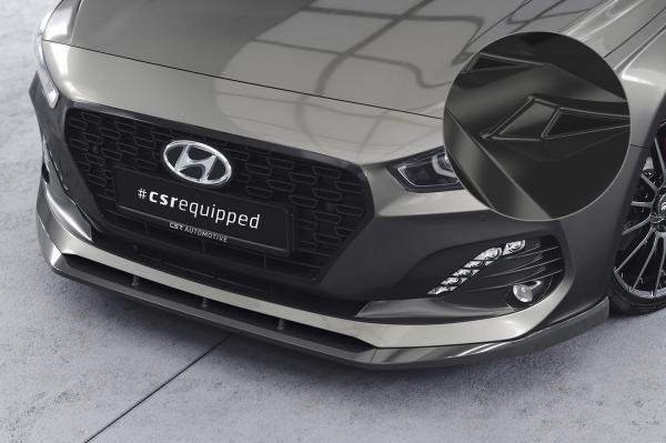 CSR Frontspoiler | Cup-Spoilerlippe mit ABE für Hyundai I30 (PD) CSL434-G Glossy schwarz Hochglanz (keine Lackierung erforderlich)