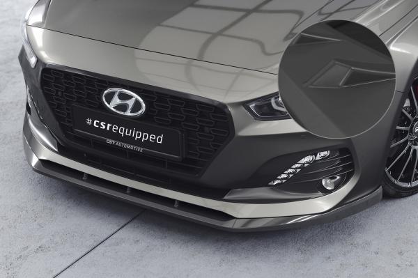 CSR Frontspoiler | Cup-Spoilerlippe mit ABE für Hyundai I30 (PD) CSL434-L schwarz matt (Lackierung erforderlich)