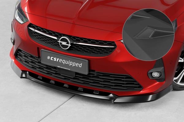 CSR Frontspoiler | Cup-Spoilerlippe mit ABE für Opel Corsa F GS-Line CSL436-L schwarz matt (Lackierung erforderlich)