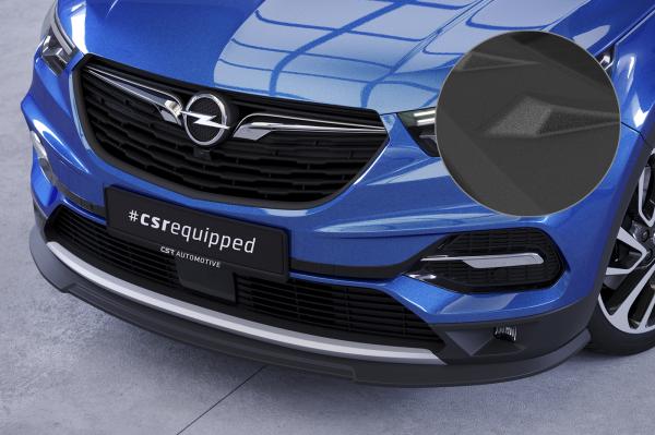 CSR Frontspoiler | Cup-Spoilerlippe mit ABE für Opel Grandland X CSL441-S schwarz matt strukturiert (keine Lackierung erforderlich)