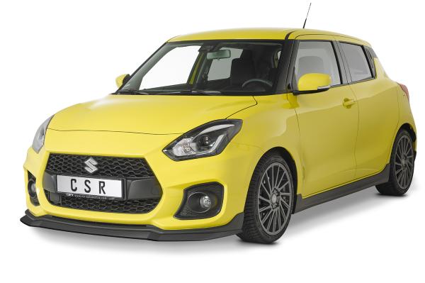 CSR Frontspoiler | Cup-Spoilerlippe mit ABE für Suzuki Swift 6 (RZ/AZ) Sport CSL442-G Glossy schwarz glänzend (keine Lackierung erforderlich)