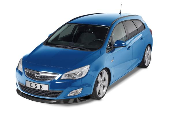 CSR Frontspoiler | Cup-Spoilerlippe mit ABE für Opel Astra J CSL447-L schwarz matt (Lackierung erforderlich)