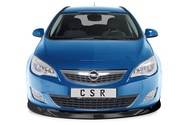 CSR Frontspoiler | Cup-Spoilerlippe mit ABE für Opel Astra J CSL447-L schwarz matt (Lackierung erforderlich)