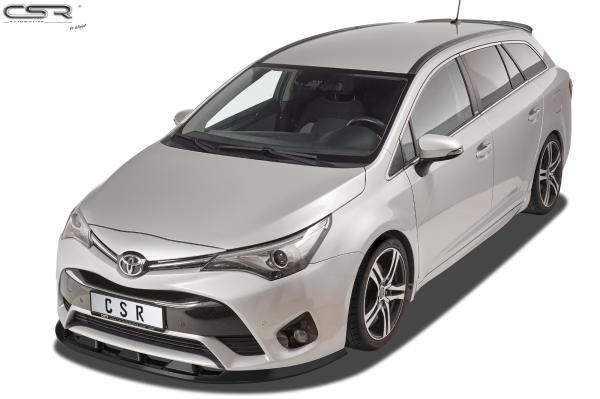 CSR Frontspoiler | Cup-Spoilerlippe mit ABE für Toyota Avensis (T27) CSL449-L schwarz matt (Lackierung erforderlich)
