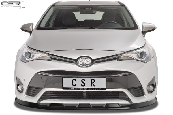 CSR Frontspoiler | Cup-Spoilerlippe mit ABE für Toyota Avensis (T27) CSL449-L schwarz matt (Lackierung erforderlich)