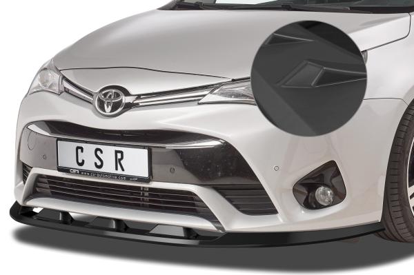CSR Frontspoiler | Cup-Spoilerlippe mit ABE für Toyota Avensis (T27) CSL449-L schwarz matt (Lackierung erforderlich)