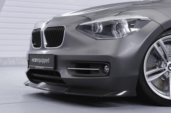 CSR Frontspoiler | Cup-Spoilerlippe mit ABE für BMW 1er F20 / F21 CSL450-L schwarz matt (Lackierung erforderlich)