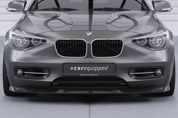 CSR Frontspoiler | Cup-Spoilerlippe mit ABE für BMW 1er F20 / F21 CSL450-L schwarz matt (Lackierung erforderlich)
