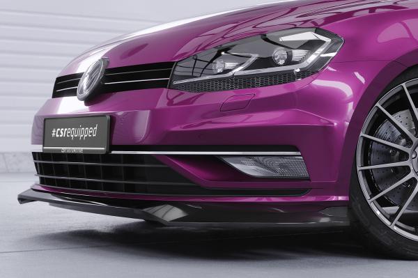 CSR Frontspoiler | Cup-Spoilerlippe mit ABE für VW Golf 7 CSL460-K Kupfer matt (keine Lackierung erforderlich)