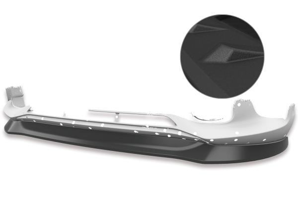 CSR Frontspoiler | Cup-Spoilerlippe mit ABE für Kia Picanto (JA) CSL463-S schwarz matt strukturiert (keine Lackierung erforderlich)