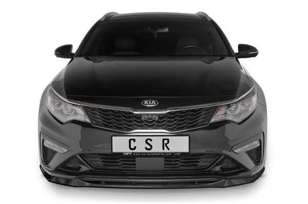 CSR Frontspoiler | Cup-Spoilerlippe mit ABE für Kia Optima (JF) GT/GT-Line CSL469-L schwarz matt (Lackierung erforderlich)