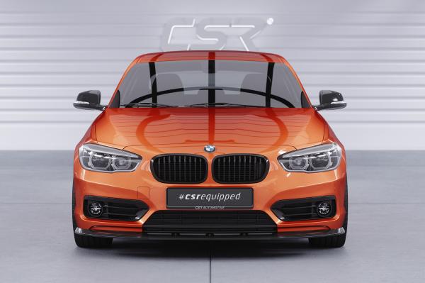 CSR Frontspoiler | Cup-Spoilerlippe mit ABE für BMW 1er F20/F21 LCI CSL473-L schwarz matt (Lackierung erforderlich)