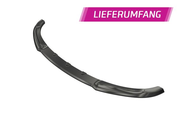 CSR Frontspoiler | Cup-Spoilerlippe mit ABE für BMW 1er F20/F21 LCI CSL473-L schwarz matt (Lackierung erforderlich)