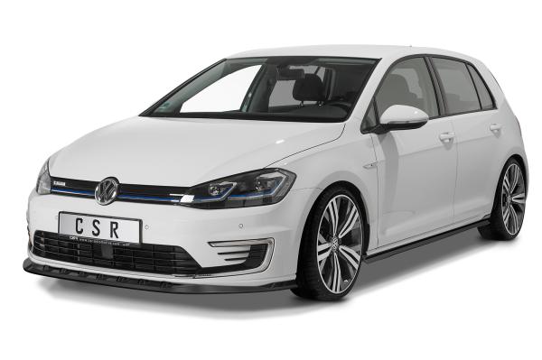 CSR Frontspoiler | Cup-Spoilerlippe mit ABE für VW e-Golf CSL474-S schwarz matt strukturiert (keine Lackierung erforderlich)