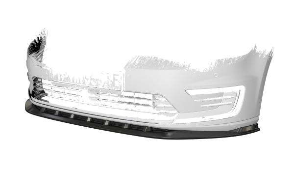 CSR Frontspoiler | Cup-Spoilerlippe mit ABE für VW e-Golf CSL474-S schwarz matt strukturiert (keine Lackierung erforderlich)
