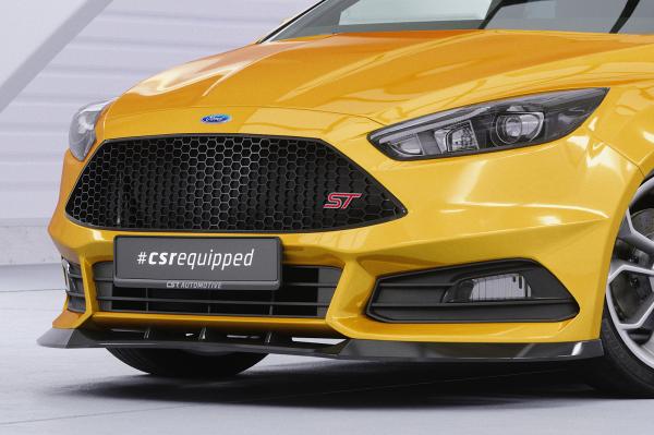 CSR Frontspoiler | Cup-Spoilerlippe mit ABE für Ford Focus MK3 ST Turnier CSL476-L schwarz matt (Lackierung erforderlich)