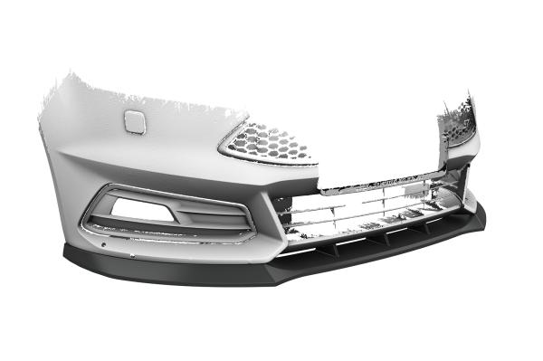 CSR Frontspoiler | Cup-Spoilerlippe mit ABE für Ford Focus MK3 ST Turnier CSL476-L schwarz matt (Lackierung erforderlich)