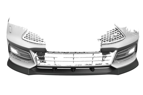 CSR Frontspoiler | Cup-Spoilerlippe mit ABE für Ford Focus MK3 ST Turnier CSL476-L schwarz matt (Lackierung erforderlich)