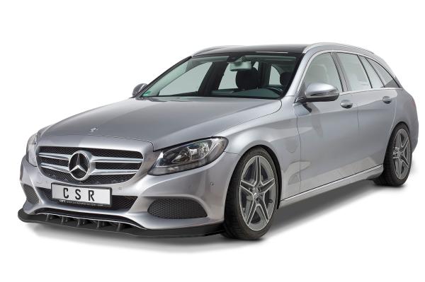 CSR Frontspoiler | Cup-Spoilerlippe mit ABE für Mercedes-Benz C-Klasse 205 CSL482-L schwarz matt (Lackierung erforderlich)