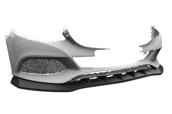 CSR Frontspoiler | Cup-Spoilerlippe mit ABE für Mercedes-Benz C-Klasse 205 CSL482-L schwarz matt (Lackierung erforderlich)