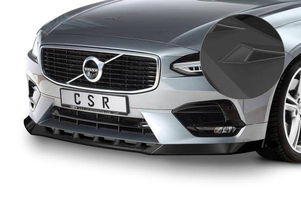CSR Frontspoiler | Cup-Spoilerlippe mit ABE für Volvo S90 CSL488-L schwarz matt (Lackierung erforderlich)
