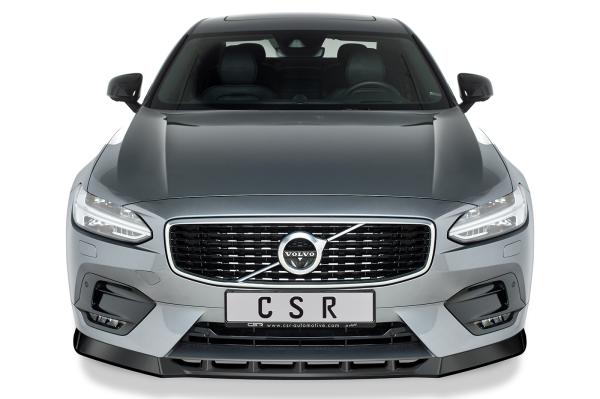 CSR Frontspoiler | Cup-Spoilerlippe mit ABE für Volvo S90 CSL488-L schwarz matt (Lackierung erforderlich)