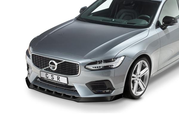 CSR Frontspoiler | Cup-Spoilerlippe mit ABE für Volvo S90 CSL488-L schwarz matt (Lackierung erforderlich)