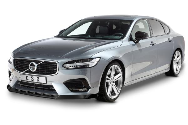 CSR Frontspoiler | Cup-Spoilerlippe mit ABE für Volvo S90 CSL488-L schwarz matt (Lackierung erforderlich)