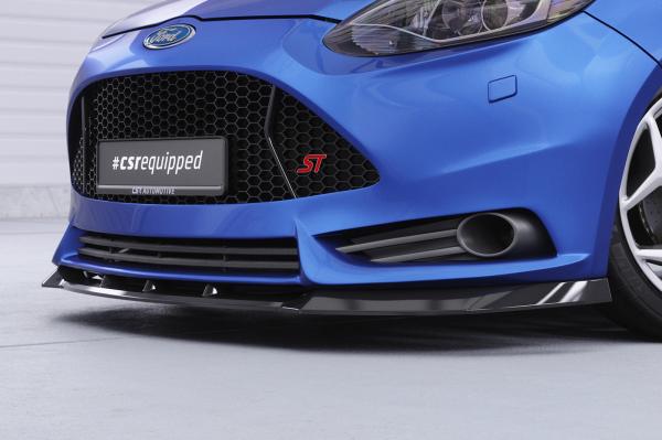 CSR Frontspoiler | Cup-Spoilerlippe mit ABE für Ford Focus MK3 ST CSL491-L schwarz matt (Lackierung erforderlich)