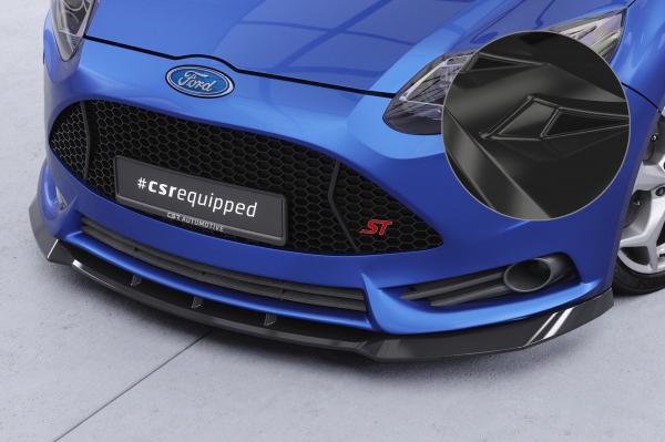 CSR Frontspoiler | Cup-Spoilerlippe mit ABE für Ford Focus MK3 ST CSL491-G Glossy schwarz Hochglanz (keine Lackierung erforderlich)