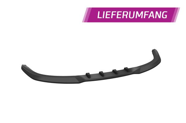 CSR Frontspoiler | Cup-Spoilerlippe mit ABE für Audi A3 (8P/8PA) CSL497-L schwarz matt (Lackierung erforderlich)