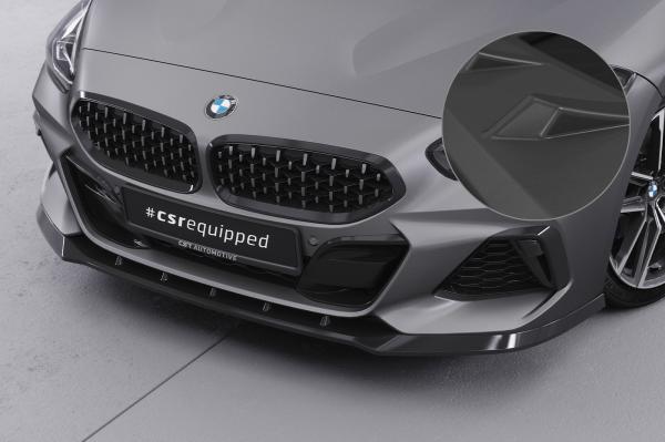 CSR Frontspoiler | Cup-Spoilerlippe mit ABE für BMW Z4 (G29) M-Paket/M40i CSL498-L schwarz matt (Lackierung erforderlich)