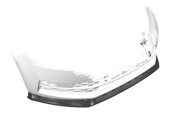 CSR Frontspoiler | Cup-Spoilerlippe mit ABE für Skoda Octavia 3 (Typ 5E) CSL499-M Carbon Look matt strukturiert (keine Lackierung erforderlich)