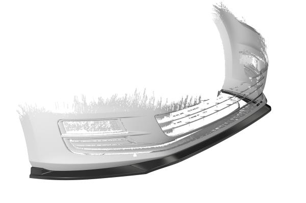 CSR Frontspoiler | Cup-Spoilerlippe mit ABE für VW Golf 7 CSL500-L Lackierung erforderlich (schwarz matt)